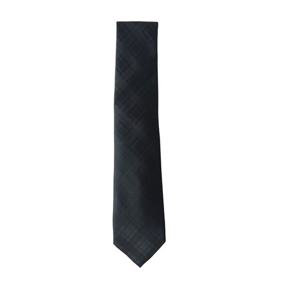 MICHAEL KORS, elegant polyester tie, black, for men, One Size. NWT. - Picture 1 of 5